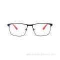 In-Stock Unisex Stylish Latest Rectangle Lightweight Metal Optical Frames Eyewear